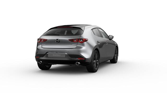 Mazda 3 Hatchback e-Skyactiv G 140 6MT Nagisa | 7-inch digitale meterset | Achteruitrijcamera | Active Driving Display (ADD), projectie in de voorruit: kleuren head-up display met belangrijkste rij-informatie