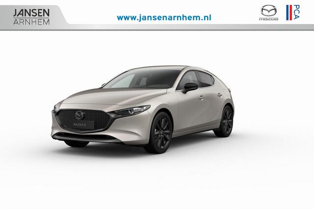 Mazda 3 Hatchback e-Skyactiv X 186 6AT Nagisa | 7-inch digitale meterset | Achteruitrijcamera | Active Driving Display (ADD), projectie in de voorruit: kleuren head-up display met belangrijkste rij-informatie