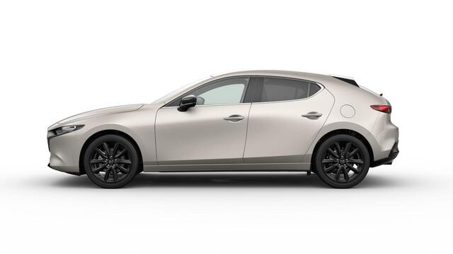 Mazda 3 Hatchback e-Skyactiv X 186 6AT Nagisa | 7-inch digitale meterset | Achteruitrijcamera | Active Driving Display (ADD), projectie in de voorruit: kleuren head-up display met belangrijkste rij-informatie
