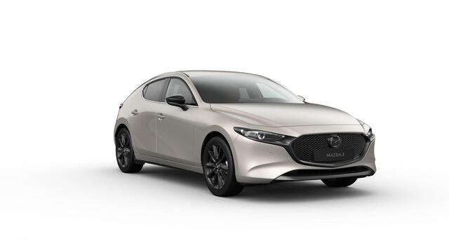 Mazda 3 Hatchback e-Skyactiv X 186 6AT Nagisa | 7-inch digitale meterset | Achteruitrijcamera | Active Driving Display (ADD), projectie in de voorruit: kleuren head-up display met belangrijkste rij-informatie