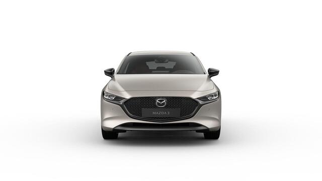 Mazda 3 Hatchback e-Skyactiv X 186 6AT Nagisa | 7-inch digitale meterset | Achteruitrijcamera | Active Driving Display (ADD), projectie in de voorruit: kleuren head-up display met belangrijkste rij-informatie