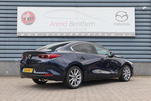 Mazda 3 2.0 e-SkyActiv-G M Hybrid 150 Exclusive-line - Demo - Zwart leer - 360 camera - 18" lmv