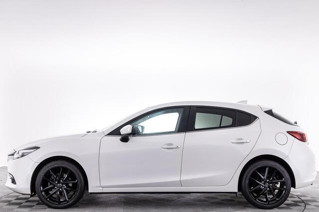 Mazda 3 2.0 SkyActiv-G 120 TS+ | NAVIGATIE | 18 INCH LM | DODEHOEK DETECTIE | CRUISE CONTOL | CLIMATE CONBTROL | VERWARMDE STOELEN |16 INCH LM | NED AUTO |