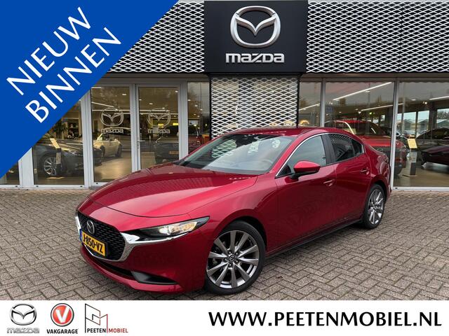 Mazda 3 2.0 e-SkyActiv-G M Hybrid 122 Comfort met Bose DEALERONDERHOUDEN | LEDEREN BEKLEDING | 18" LM-VELGEN | NL-AUTO |
