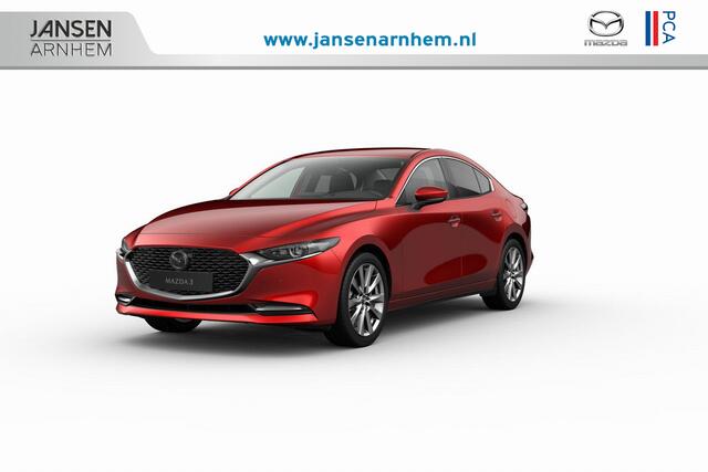 Mazda 3 Sedan e-Skyactiv X 186 6AT Takumi | 360° View Monitor | 7-inch digitale meterset | Achteruitrijcamera