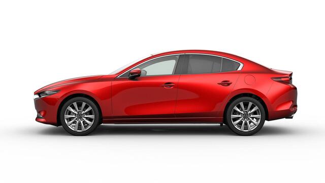 Mazda 3 Sedan e-Skyactiv X 186 6AT Takumi | 360° View Monitor | 7-inch digitale meterset | Achteruitrijcamera