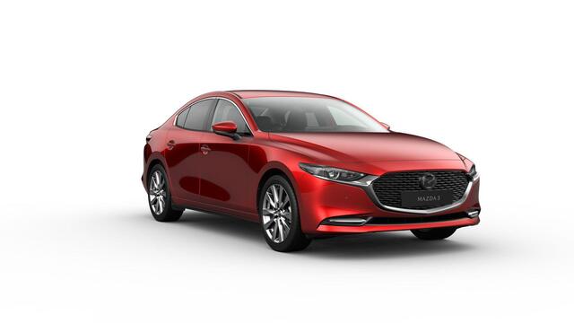 Mazda 3 Sedan e-Skyactiv X 186 6AT Takumi | 360° View Monitor | 7-inch digitale meterset | Achteruitrijcamera