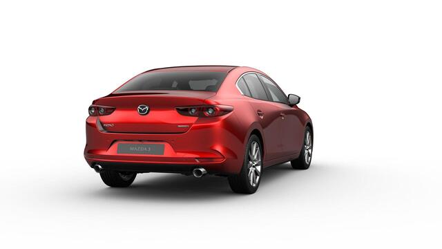 Mazda 3 Sedan e-Skyactiv X 186 6AT Takumi | 360° View Monitor | 7-inch digitale meterset | Achteruitrijcamera