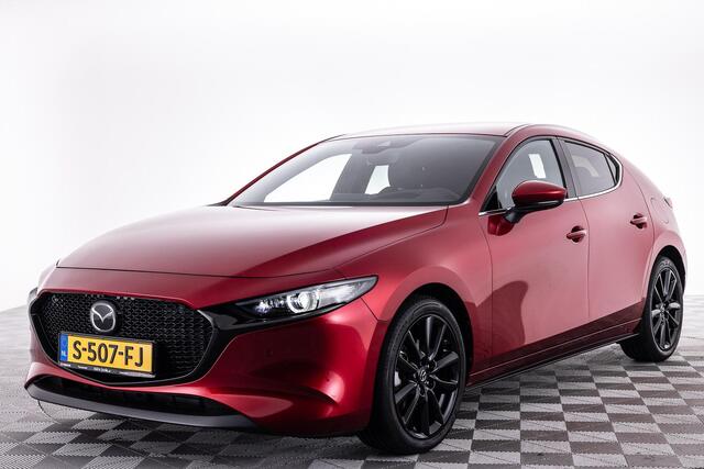 Mazda 3 2.0 e-SkyActiv-X M Hybrid 186 Luxury LEDER | Bose AUDIO | HEAD-UP DISPLAY | CAMERA | Bijna ALS NIEUW | PRACHTIGE AUTO!