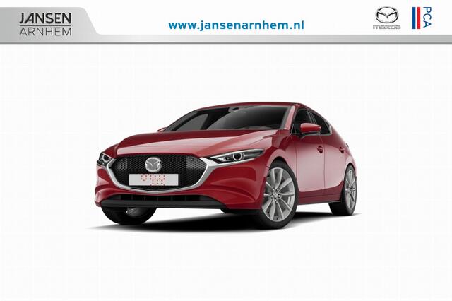 Mazda 3 Hatchback e-Skyactiv G 140 6MT Homura | 7-inch digitale meterset | Achteruitrijcamera | Active Driving Display (ADD), projectie in de voorruit: kleuren head-up display met belangrijkste rij-informatie