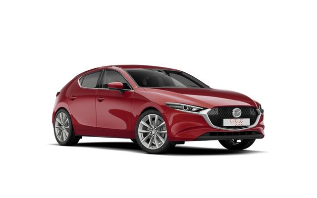 Mazda 3 Hatchback e-Skyactiv G 140 6MT Homura | 7-inch digitale meterset | Achteruitrijcamera | Active Driving Display (ADD), projectie in de voorruit: kleuren head-up display met belangrijkste rij-informatie