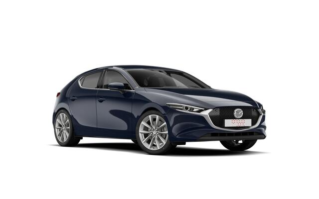 Mazda 3 Hatchback e-Skyactiv G 140 6MT Nagisa | 7-inch digitale meterset | Achteruitrijcamera | Active Driving Display (ADD), projectie in de voorruit: kleuren head-up display met belangrijkste rij-informatie