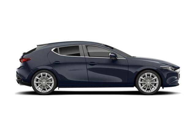 Mazda 3 Hatchback e-Skyactiv G 140 6MT Nagisa | 7-inch digitale meterset | Achteruitrijcamera | Active Driving Display (ADD), projectie in de voorruit: kleuren head-up display met belangrijkste rij-informatie
