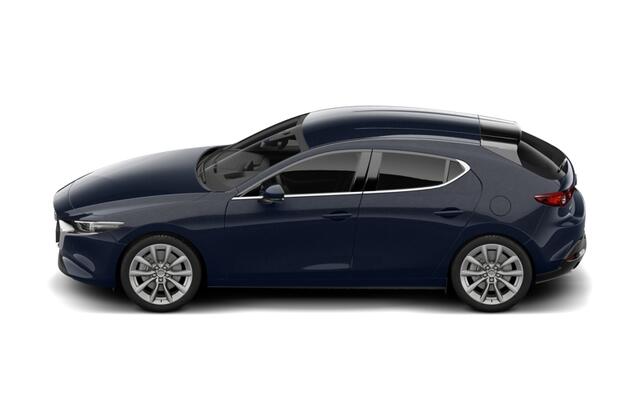 Mazda 3 Hatchback e-Skyactiv G 140 6MT Nagisa | 7-inch digitale meterset | Achteruitrijcamera | Active Driving Display (ADD), projectie in de voorruit: kleuren head-up display met belangrijkste rij-informatie