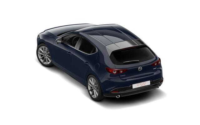Mazda 3 Hatchback e-Skyactiv G 140 6MT Nagisa | 7-inch digitale meterset | Achteruitrijcamera | Active Driving Display (ADD), projectie in de voorruit: kleuren head-up display met belangrijkste rij-informatie