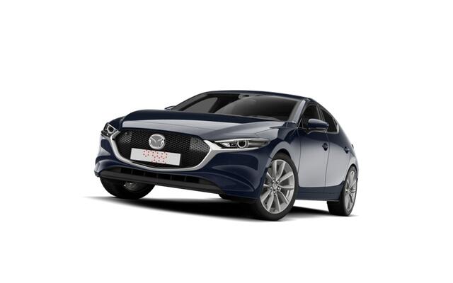 Mazda 3 Hatchback e-Skyactiv G 140 6MT Nagisa | 7-inch digitale meterset | Achteruitrijcamera | Active Driving Display (ADD), projectie in de voorruit: kleuren head-up display met belangrijkste rij-informatie