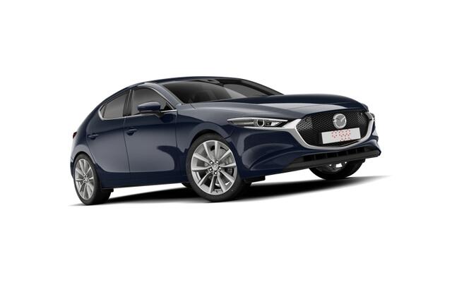 Mazda 3 Hatchback e-Skyactiv G 140 6MT Nagisa | 7-inch digitale meterset | Achteruitrijcamera | Active Driving Display (ADD), projectie in de voorruit: kleuren head-up display met belangrijkste rij-informatie