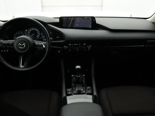 Mazda 3 2.0 e-SkyActiv-G M Hybrid 150 Exclusive-line | BOSE | Parkeersensoren | Dodehoek Ass. | LM velgen | 360 Camera | Navigatie | Stoelverwarming |