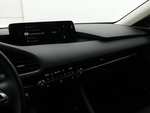 Mazda 3 2.0 e-SkyActiv-G M Hybrid 150 Exclusive-line | BOSE | Parkeersensoren | Dodehoek Ass. | LM velgen | 360 Camera | Navigatie | Stoelverwarming |