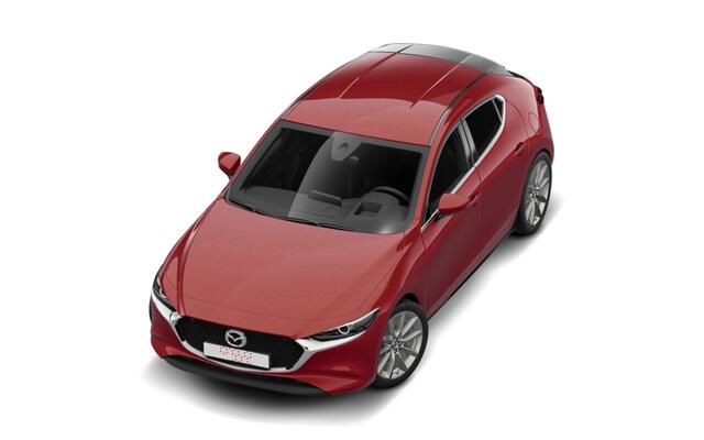 Mazda 3 Hatchback e-Skyactiv G 140 6AT Homura | 7-inch digitale meterset | Achteruitrijcamera | Active Driving Display (ADD), projectie in de voorruit: kleuren head-up display met belangrijkste rij-informatie