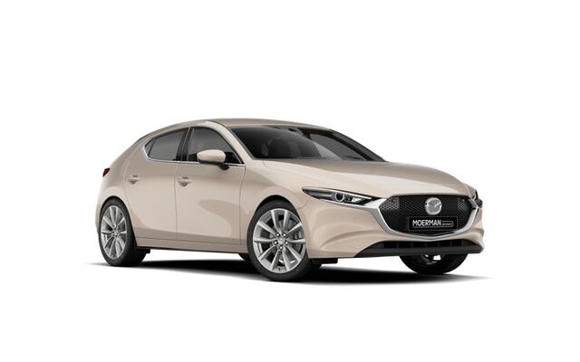 Mazda 3 Hatchback e-Skyactiv G 140 6AT Homura | 7-inch digitale meterset | Achteruitrijcamera | Active Driving Display (ADD), projectie in de voorruit: kleuren head-up display met belangrijkste rij-informatie