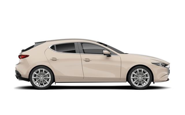 Mazda 3 Hatchback e-Skyactiv G 140 6AT Homura | 7-inch digitale meterset | Achteruitrijcamera | Active Driving Display (ADD), projectie in de voorruit: kleuren head-up display met belangrijkste rij-informatie