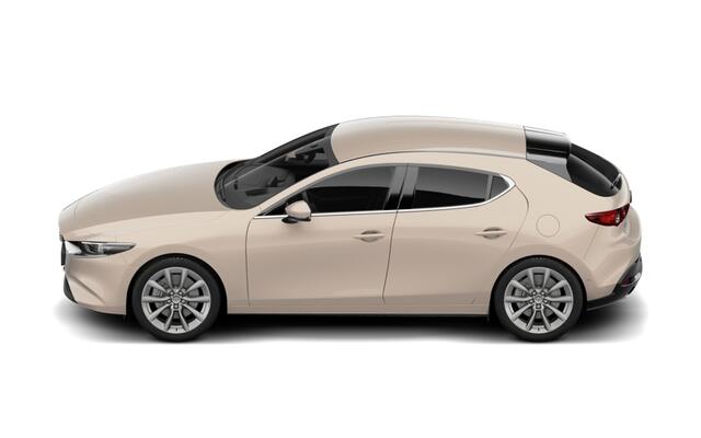 Mazda 3 Hatchback e-Skyactiv G 140 6AT Homura | 7-inch digitale meterset | Achteruitrijcamera | Active Driving Display (ADD), projectie in de voorruit: kleuren head-up display met belangrijkste rij-informatie
