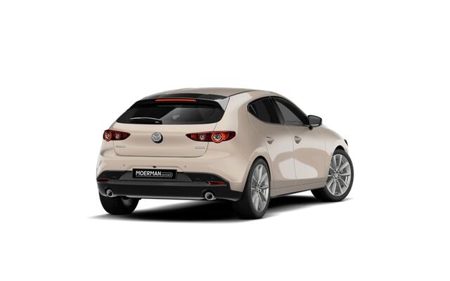 Mazda 3 Hatchback e-Skyactiv G 140 6AT Homura | 7-inch digitale meterset | Achteruitrijcamera | Active Driving Display (ADD), projectie in de voorruit: kleuren head-up display met belangrijkste rij-informatie