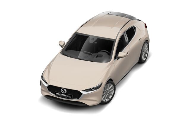 Mazda 3 Hatchback e-Skyactiv G 140 6AT Homura | 7-inch digitale meterset | Achteruitrijcamera | Active Driving Display (ADD), projectie in de voorruit: kleuren head-up display met belangrijkste rij-informatie