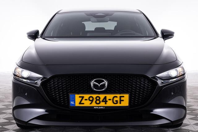 Mazda 3 2.0 e-SkyActiv-G M Hybrid 150 Homura | AUTOMAAT | APPLE CARPLAY | 18 INCH | DODEHOEK DETECTIE | ACHTERUITRIJCAMERA | HEAD UP | NED AUTO | * 6 JAAR FABRIEKSGARANTIE |