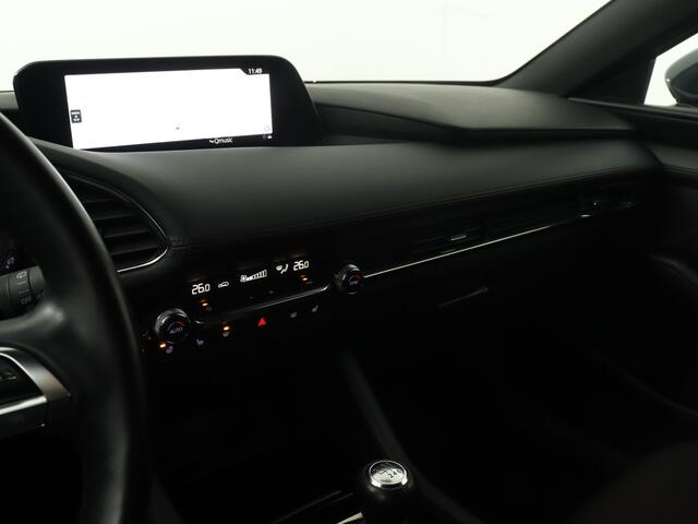 Mazda 3 2.0 e-SkyActiv-X M Hybrid 186 Comfort Navigatie | Camera achter | PDC v+a | Adaptieve Cruise control