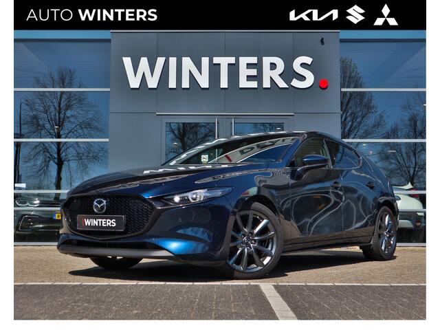 Mazda 3 2.0 e-SkyActiv-G M Hybrid 150 Homura Navi+BT Leder+stoelverw. ECC-Airco LED Cr.Control PDC Smartkey 18"LMV