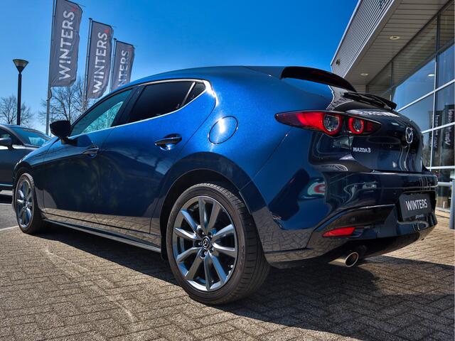 Mazda 3 2.0 e-SkyActiv-G M Hybrid 150 Homura Navi+BT Leder+stoelverw. ECC-Airco LED Cr.Control PDC Smartkey 18"LMV