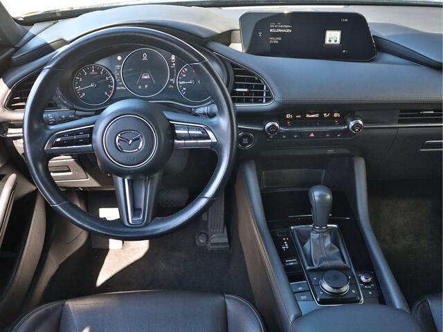 Mazda 3 2.0 e-SkyActiv-G M Hybrid 150 Homura Navi+BT Leder+stoelverw. ECC-Airco LED Cr.Control PDC Smartkey 18"LMV
