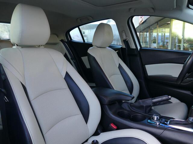 Mazda 3 2.0 SkyActiv-G 120 GT-M | White Leather Pack | Automaat | Schuif/kanteldak | Unieke Auto! | RIJKLAARPRIJS!