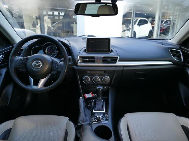 Mazda 3 2.0 SkyActiv-G 120 GT-M | White Leather Pack | Automaat | Schuif/kanteldak | Unieke Auto! | RIJKLAARPRIJS!