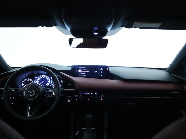 Mazda 3 2.0 e-SkyActiv-X M Hybrid 186 Takumi | Rood Leder | BOSE | 360 Camera |