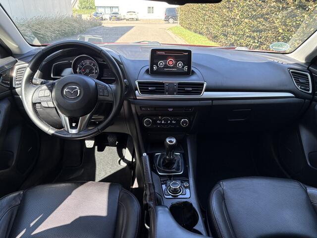 Mazda 3 2.0 GT-M / LEER / NAVI / CRUISE / STOELVERWARMING / 160dkm! NAP!