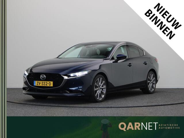Mazda 3 2.0 e-SkyActiv-G M Hybrid 122 Luxury | Stuur en stoelverwarming | Headup Display | Lederen Bekleding | All Season Banden |