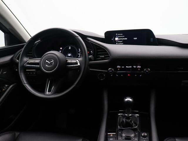 Mazda 3 2.0 e-SkyActiv-G M Hybrid 122 Luxury | Stuur en stoelverwarming | Headup Display | Lederen Bekleding | All Season Banden |