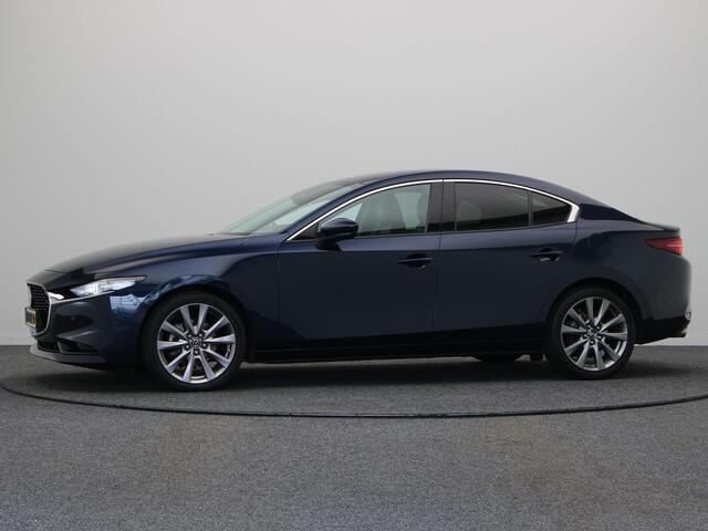 Mazda 3 2.0 e-SkyActiv-G M Hybrid 122 Luxury | Stuur en stoelverwarming | Headup Display | Lederen Bekleding | All Season Banden |