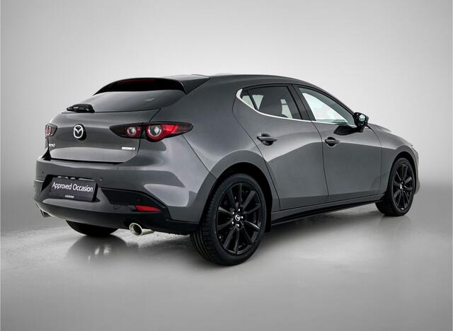 Mazda 3 2.0 e-SkyActiv-X M Hybrid 186 Takumi Sunroof Rood leer | Schuifdak | Bose