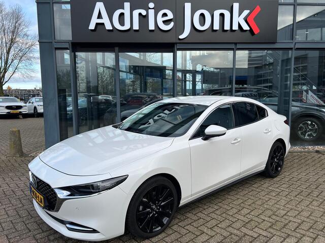 Mazda 3 2.0 e-SkyActiv-X M Hybrid 180 Luxury | AUTOMAAT | NED. AUTO | DEALER ONDERHOUDEN | I-ACTIVESENSE PAKKET | CRUISE CONTROL ADAPTIEF | 360 CAMERA | STOEL + STUURVERWARMING