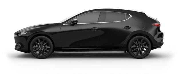 Mazda 3 2.5 e-SkyActiv-G M AUT0MAAT Hybrid 140 Nagisa NAVI | ACHTERUITRIJCAMERA | APPLE CARPLAY | 18 INCH LMV | HEAD-UP |LED ¤ 4000,- KORTING