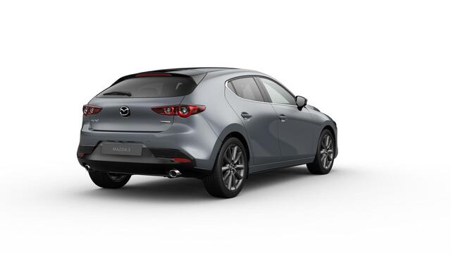 Mazda 3 2.0 e-SkyActiv-X M Hybrid 186 Exclusive-line | Navigatie | Sensoren V+A | 360 Camera | Bose
