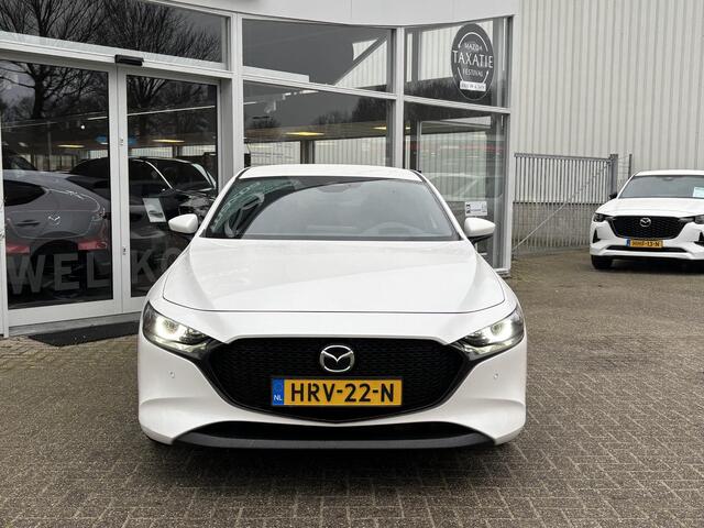 Mazda 3 2.5 e-SkyActiv-G M Hybrid 140 Exclusive-line NL- Auto, Navigatie, Apple Carplay /Android Auto, 360 Camera, Cruise Controle ad., Stoel verw., Stuur verw., Bose Audio