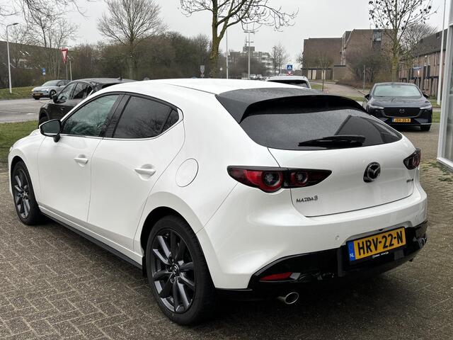 Mazda 3 2.5 e-SkyActiv-G M Hybrid 140 Exclusive-line NL- Auto, Navigatie, Apple Carplay /Android Auto, 360 Camera, Cruise Controle ad., Stoel verw., Stuur verw., Bose Audio