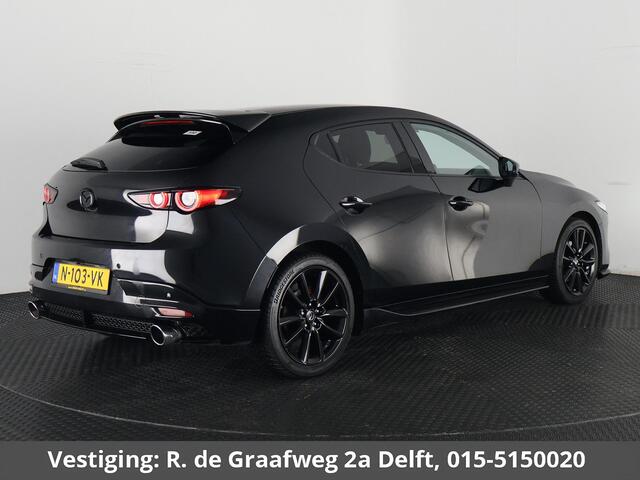 Mazda 3 2.0 e-SkyActiv-X M Hybrid 186 Black Luxury | Navigatie | Stoelverwarming | Camera |