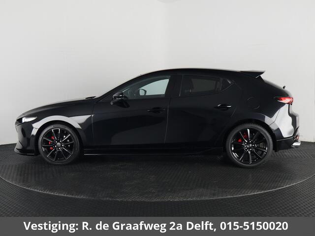Mazda 3 2.0 e-SkyActiv-X M Hybrid 186 Black Luxury | Navigatie | Stoelverwarming | Camera |