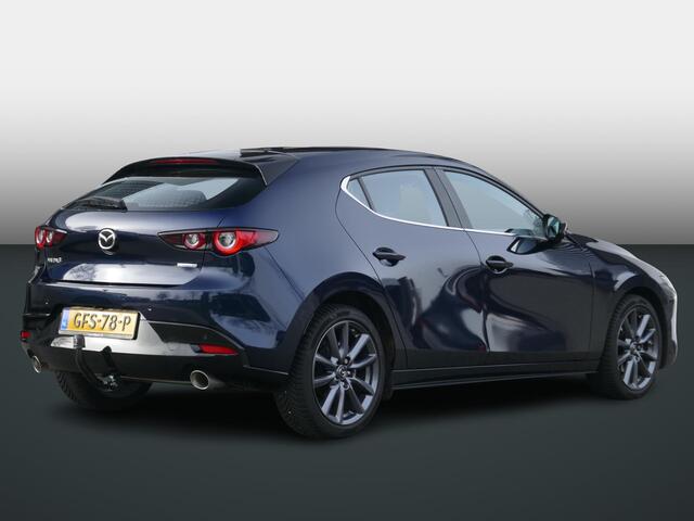 Mazda 3 2.0 e-SkyActiv-X M Hybrid 186 Exclusive-line | Trekhaak | All Season Banden | Adapt. Cruise | RIJKLAARPRIJS!